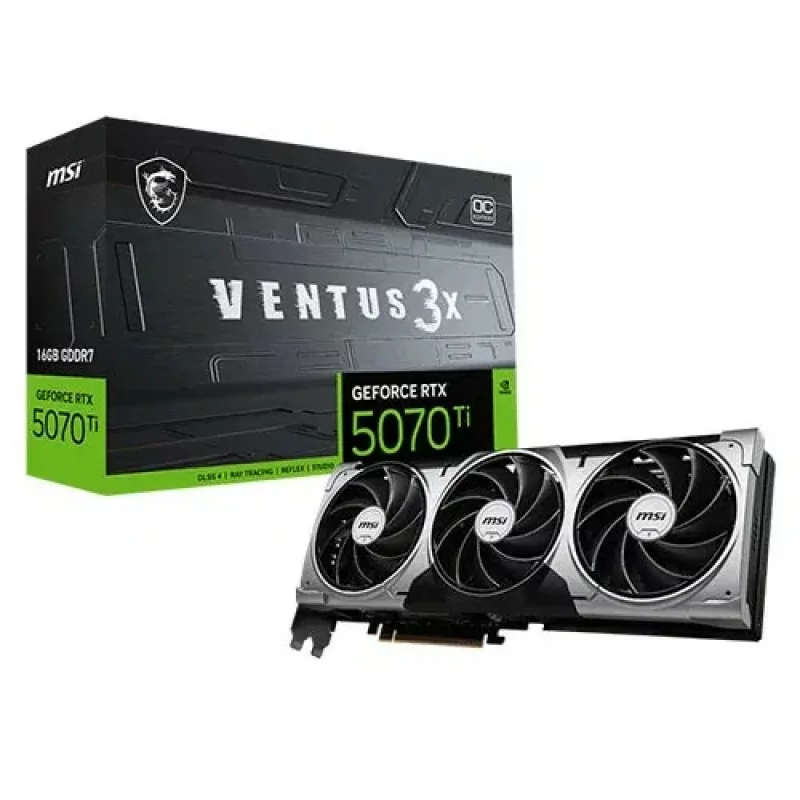 MSI RTX 5070 Ti Ventus 3X OC 16GB MSI RTX 5070 Ti Ventus 3X OC 16GB